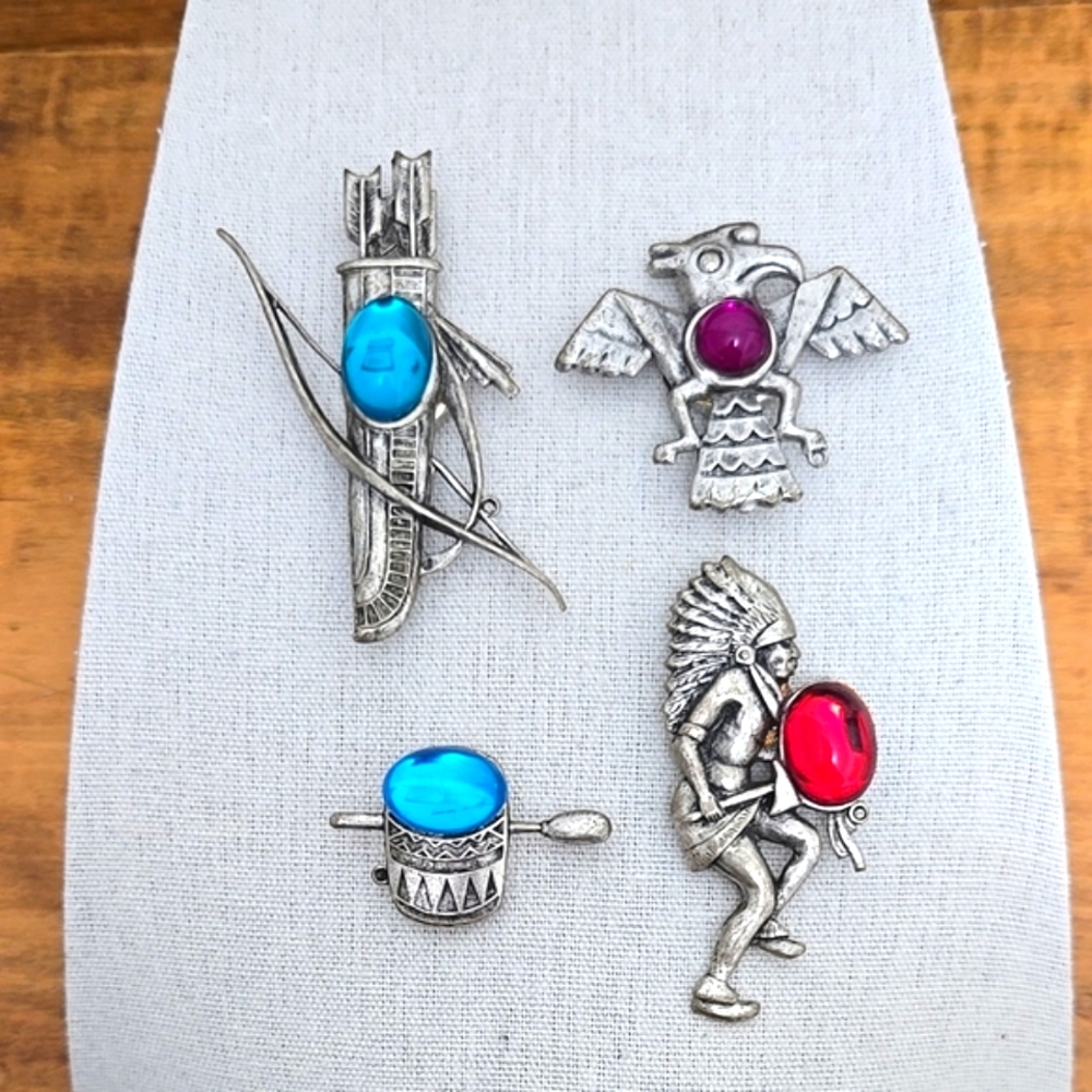 Native American Motif Button Covers